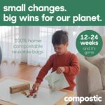 Sixty Compostable Sandwich Bags - Image 2