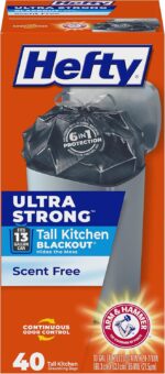 Forty Kitchen Trash Bags