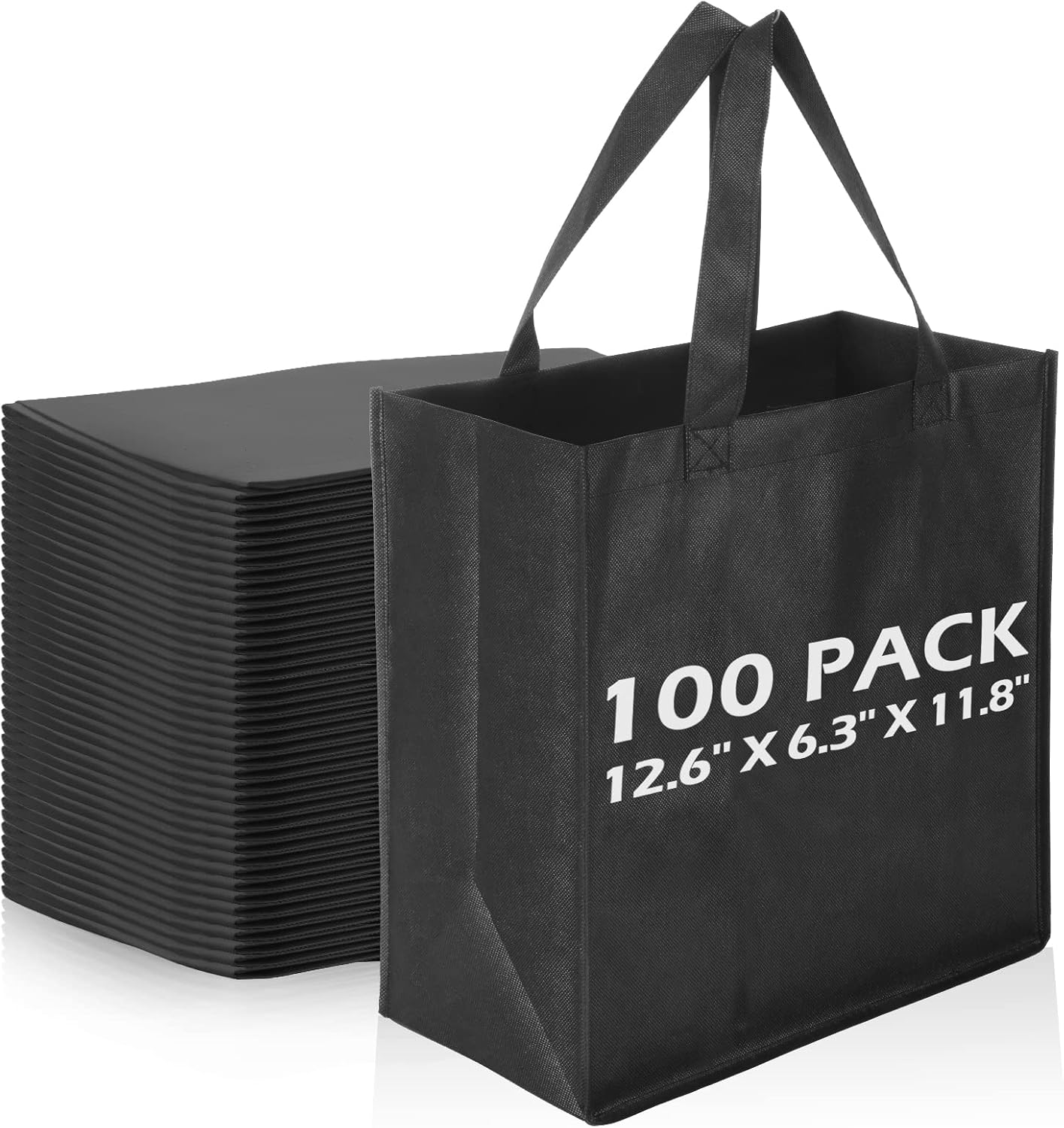 Hundred Black Shopping Totes