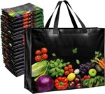 Fifty Heavy-Duty Cream Grocery Bags - Image 8
