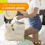 Fifty Heavy-Duty Cream Grocery Bags - Image 4