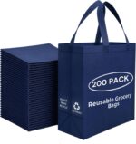 Fifty Heavy-Duty Cream Grocery Bags - Image 10