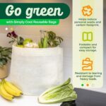 Fifty Heavy-Duty Cream Grocery Bags - Image 6